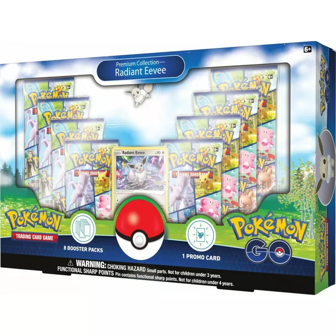 Pokemon TCG Karty Pokémon Go 10,5 Premium Collection Eevee