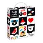 CzuCzu Duże karty kontrastowe dla dzieci 0 i 3 mies.+