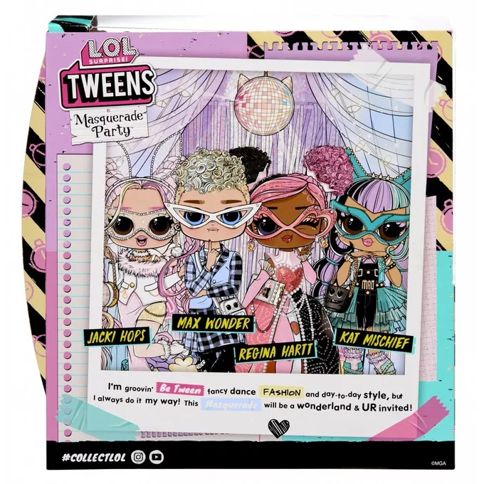 Mga Lalka L.O.L. Surprise Tweens Masquerade, Jacki Hops