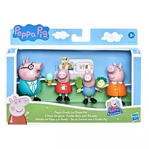 Hasbro Świnka Peppa Zestaw Figurek Rodzina Peppy Wyprawa Na Lody
