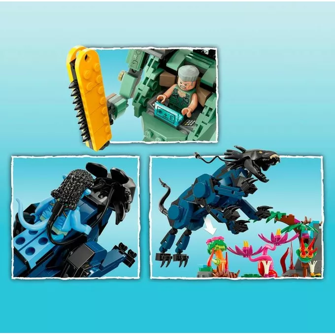 LEGO Klocki Avatar 75571 Neytiri i Thanator kontra Quar
