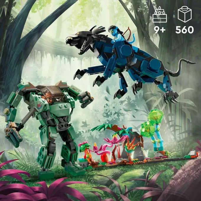 LEGO Klocki Avatar 75571 Neytiri i Thanator kontra Quar