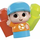 Mega Bloks Klocki Mega Bloks Wózek z klockami Buduj i kręć