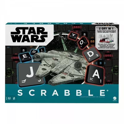 Mattel Gra Scrabble Gwiezdne wojny Star Wars