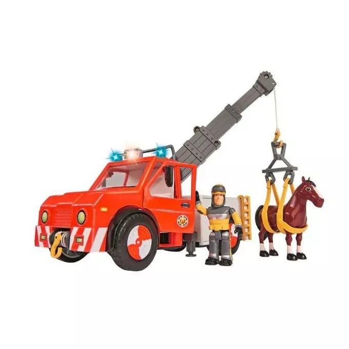 Simba Strażak Sam Pojazd Phoenix z figurką i koniem