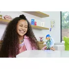 Mattel Lalka Barbie Extra Minis zielony kombinezon - jasnoniebieskie włosy