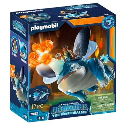 Playmobil Zestaw z figurkami Dragons 71082 Plowhorn &amp; D'Angelo