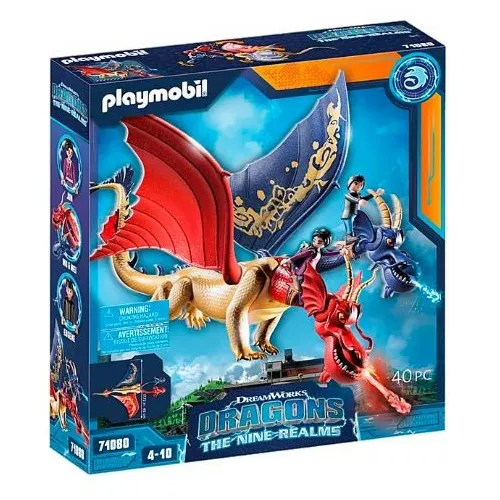 Playmobil Zestaw z figurkami Dragons: The Nine Realms - Wu &amp; Wei i Jun 71080