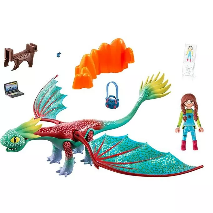 Playmobil Zestaw z figurkami Dragons 71083 Feathers &amp; Alex