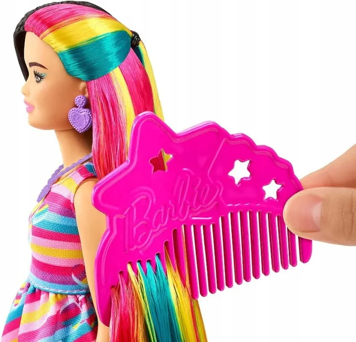 ilustracja: Mattel lalka Barbie Totally Hair długie włosy