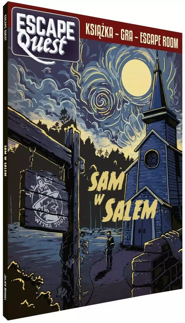 ilustracja: Gra książkowa Escape Quest. Sam w Salem