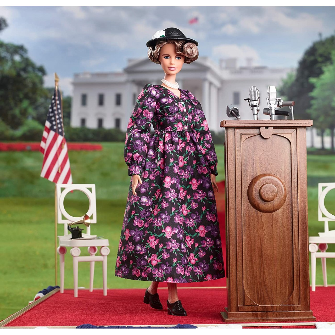 ilustracja: Mattel lalka Barbie Inspiruje Kobiety Eleanor Roosevelt