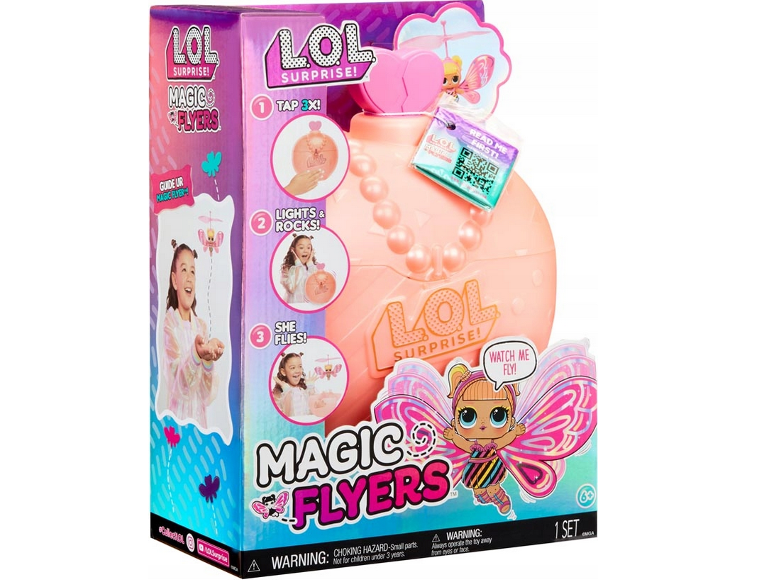 Mga Lalka L.O.L. Surprise Magiczna Latająca Laleczka Różowe Skrzydełka