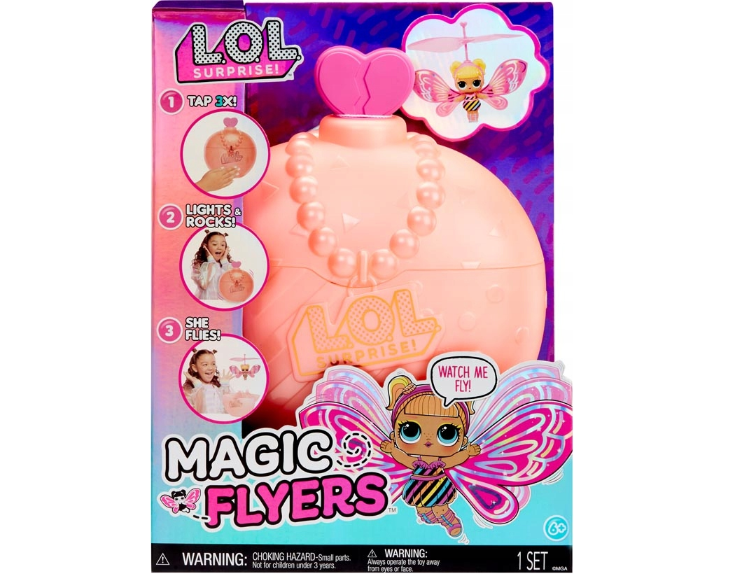 Mga Lalka L.O.L. Surprise Magiczna Latająca Laleczka Różowe Skrzydełka