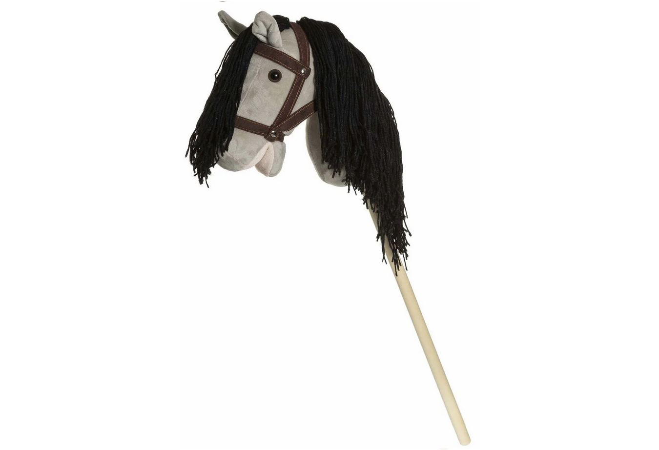 Tootiny Koń na kiju Hobby Horse szary z lejcami 80cm