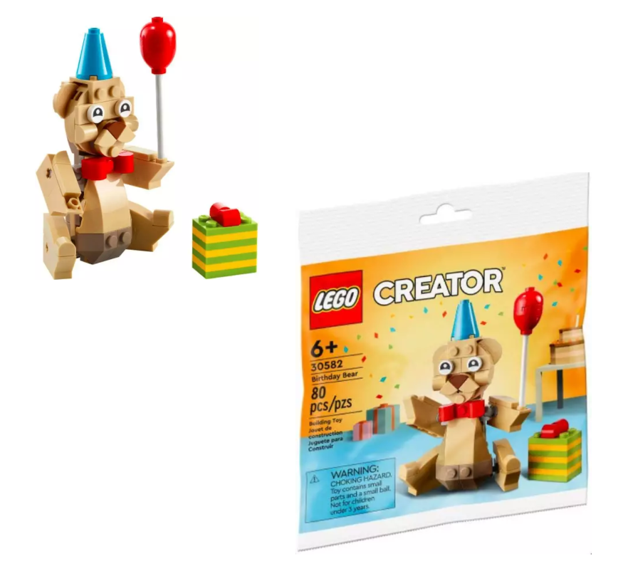 LEGO Creator Klocki 30582 Urodzinowy niedźwiedź