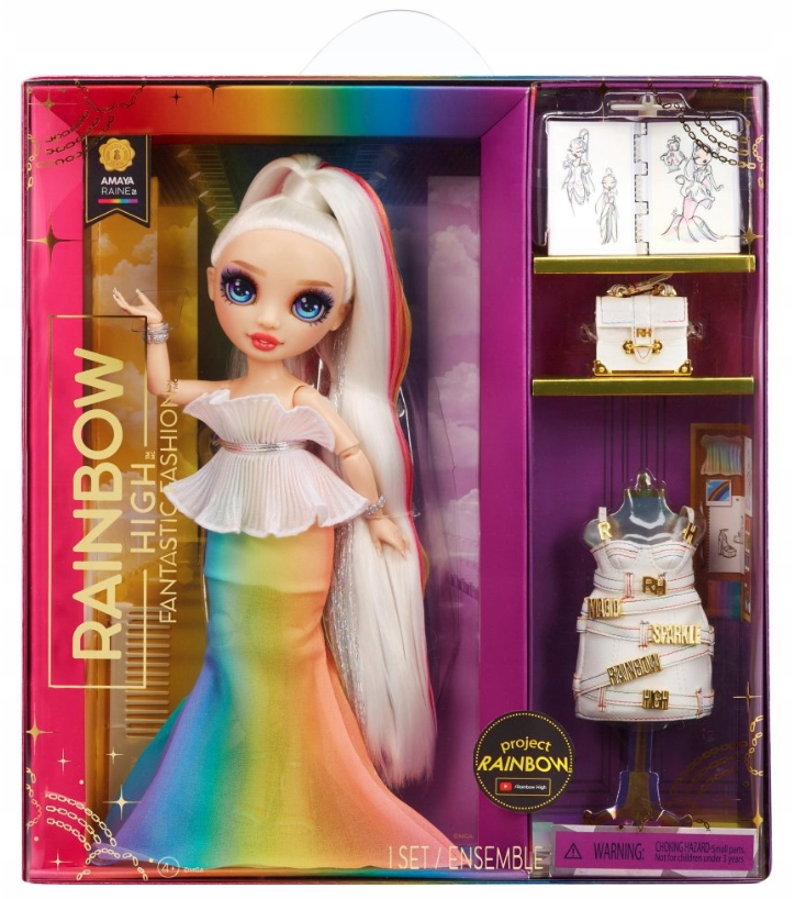 Mga Lalka Rainbow High Fantastic Fashion - RAINBOW Amaya Raine