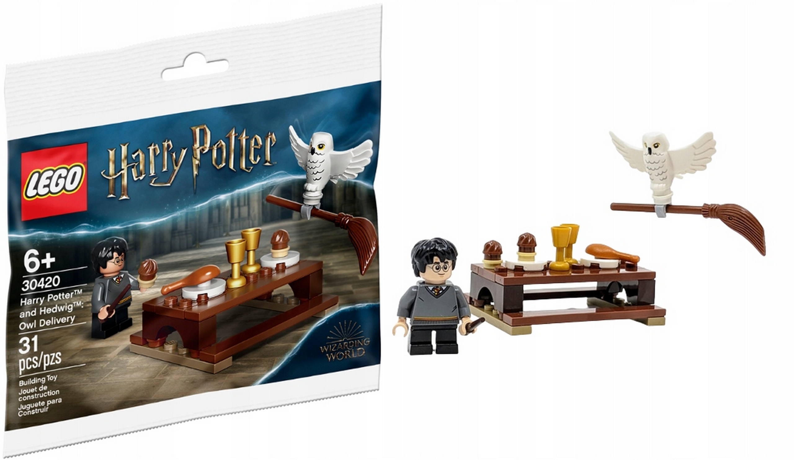 LEGO Klocki Harry Potter i Hedwiga 30420: przesyłka dostarczona przez sowę