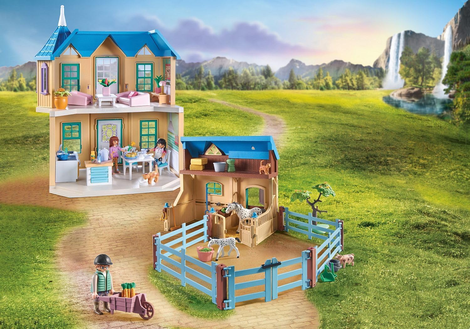 Playmobil Horses 71351 Ranczo Waterfall