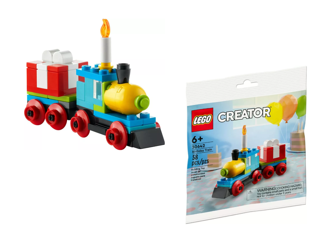 LEGO Klocki Creator 30642 Pociąg urodzinowy