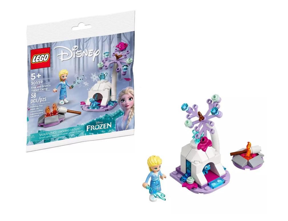 LEGO Klocki Disney Princess 30559 Leśny biwak Elzy i Bruni